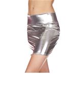 Metallic Skirt Silver