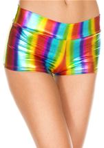 Metallic Rainbow Woman Shorts
