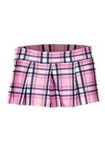 Mini Plaid Woman Skirt Pink