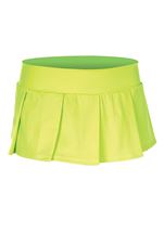 Woman Solid Neon Green Skirt