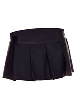 Woman Solid Black Skirt