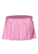 Woman Solid Pink Skirts
