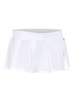 Woman Solid White Skirt