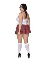 Adult Plus Size Women School Girl Costume
