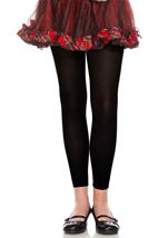 Opaque Leggings Girls Black