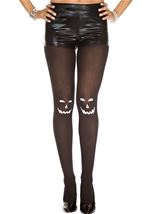 Jack O Lantern Women Silhouette Pantyhose