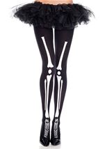 Skeleton Print Women Pantyhose