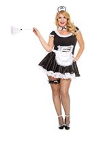 French Maid Woman Plus Costume