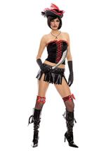 Sexy Gothic Pirate Woman Costume