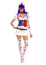 Adult Zombie Nurse Harley Woman Costume