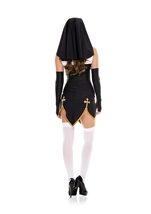 Adult Bad Habit Nun Women Costume