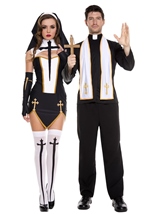 Adult Bad Habit Nun Women Costume