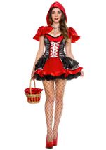 Adult Fiery Lil Red Woman Costume