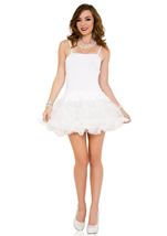 Petticoat Woman Dress White