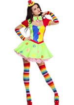 Big Top Babe Clown Woman Costume
