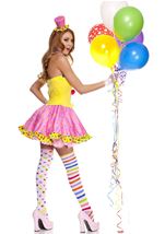 Adult Circus Cutie Clown Plus Size Women Costume