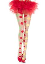 Polka Dot Spandex Women Pantyhose