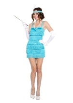 Flirtatious Flapper Woman Costume