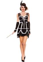 Adult Plus Size Flapper Fever Woman Costume