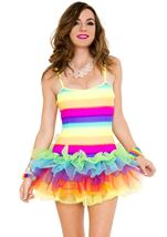 Rainbow Tutu Woman  Dress