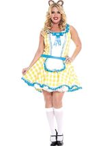 Glistening Goldy Plus Size Women Costume