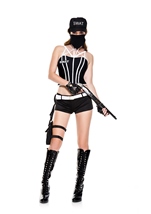 Adult Bad Swat Babe Woman Costume