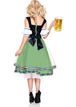 Adult Oktoberfest beer Woman Costume Green