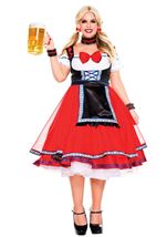 Oktoberfest Beer Plus Size Woman Costume