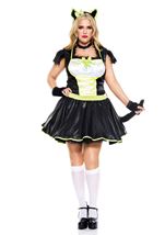 Plus Size Furry Cats Meow Women Costume