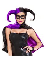 Woman Jester Cape and Mask