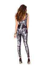 Adult Skeleton Bodysuit Women Costume