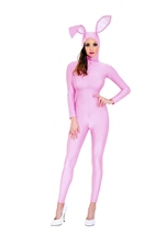 Playfully Pink Bunny Woman Costume