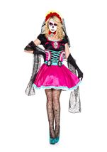 Adult Dead Of Dead Catrina Woman Costume 