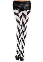 Diagonal Striped Women Tights