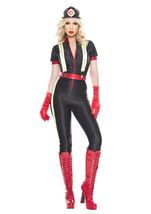 Adult Hottest Firefighter Woman Costume