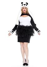 Panda Cutie Plus Size Woman Costume