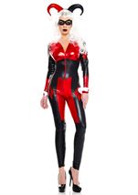 Dark Harley Jester Women Costume