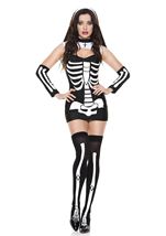 Skeleton Nun Women Costume