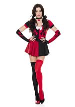 Adult Naughty Jester Woman Costume