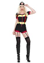 Adult Fire Captain Women Costume