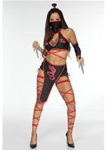 Adult Black Ninja Assasin Women Costume
