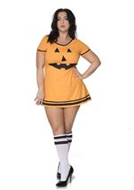 Jack O Lantern Pumpkin Plus Size Women Costume
