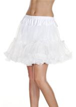 Tulle White Petticoat