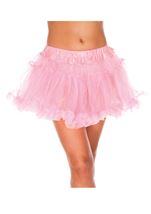 Trim Women Petticoat  Pink