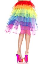 Rainbow Long Woman Tulle