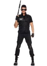 SWAT Commander Men Costume