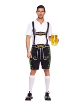 Adult Lederhosen Men Costume