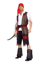 Adult Buccaneer Pirate Men Costume