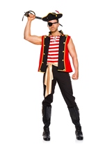 Adult Plunderous Pirate Men Costume