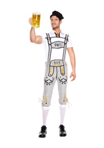 German Beer Men Costume Gray